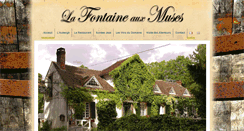 Desktop Screenshot of fontaine-aux-muses.com
