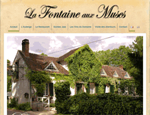 Tablet Screenshot of fontaine-aux-muses.com